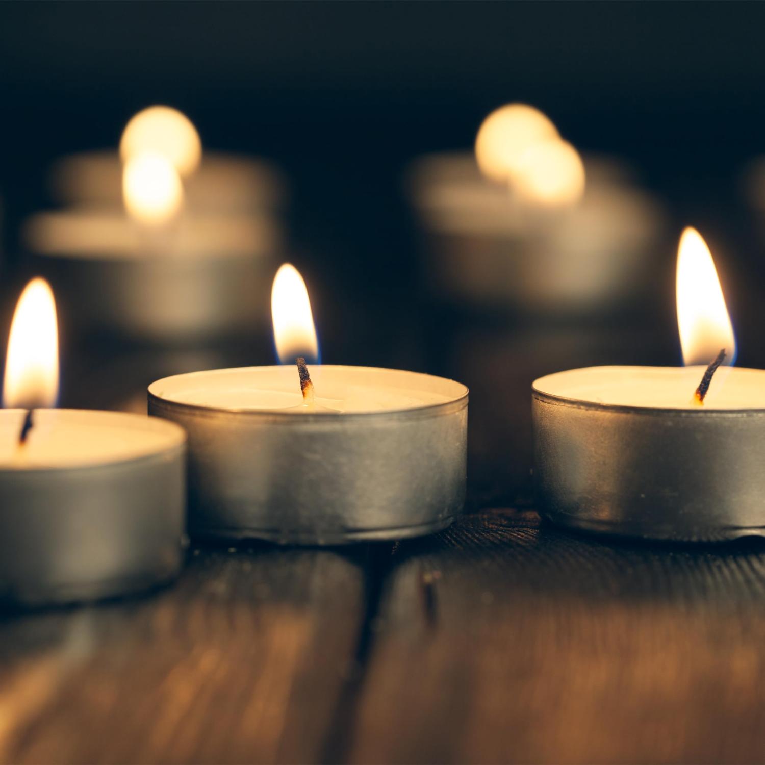 Wax Tea Light Candles Long Burn Unscented & Scented Assorted Packs
