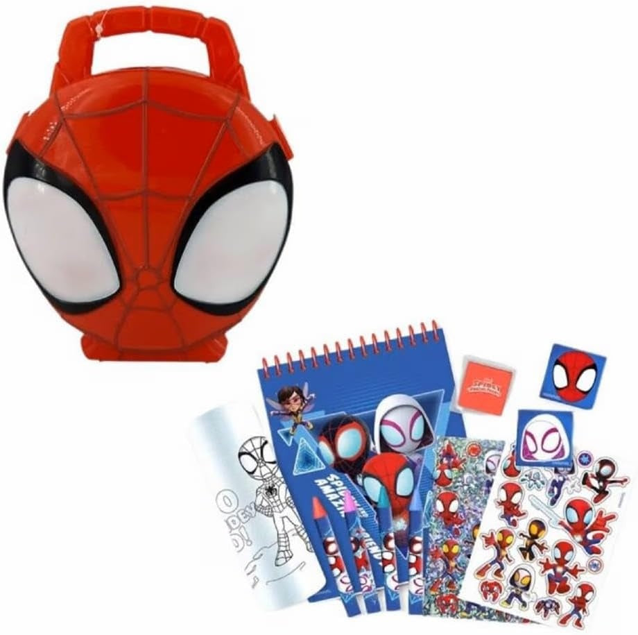 Spider-Man Kids Licensed Stationery Set in 3D Case