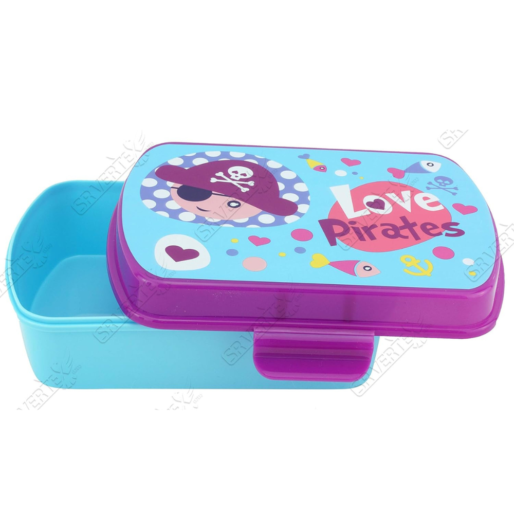 Lunch Box+Aluminium Canteen-Love Pirates