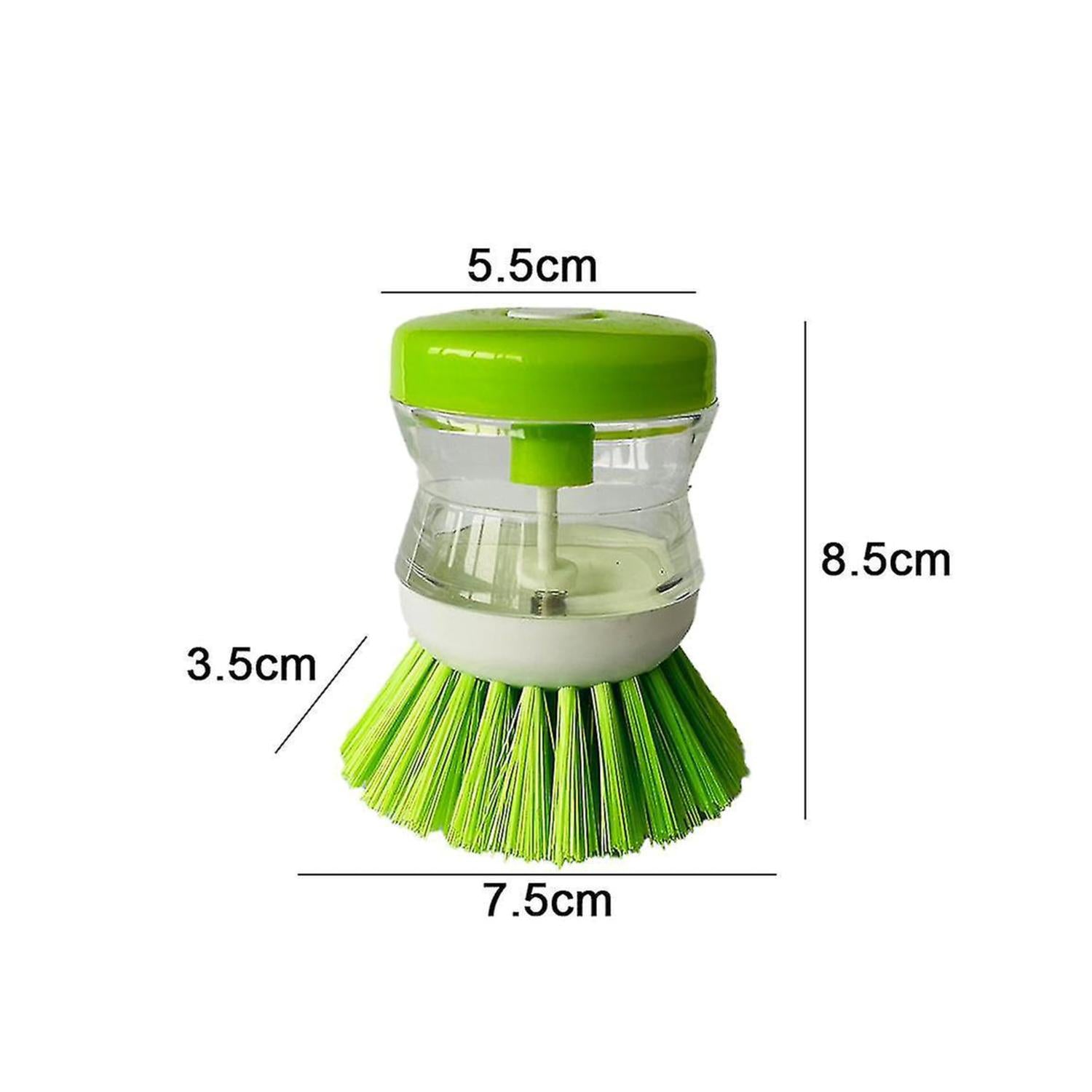 Soap Dispensing Washing Up Brush Kitchen Cleaning Scrubber
