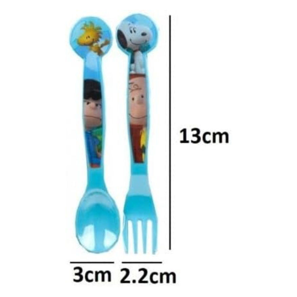 Peanuts Cutlery Set Spoon Fork