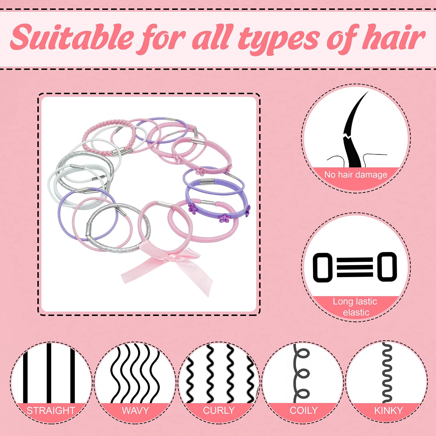 Pastel Hair Bands 18pcs
