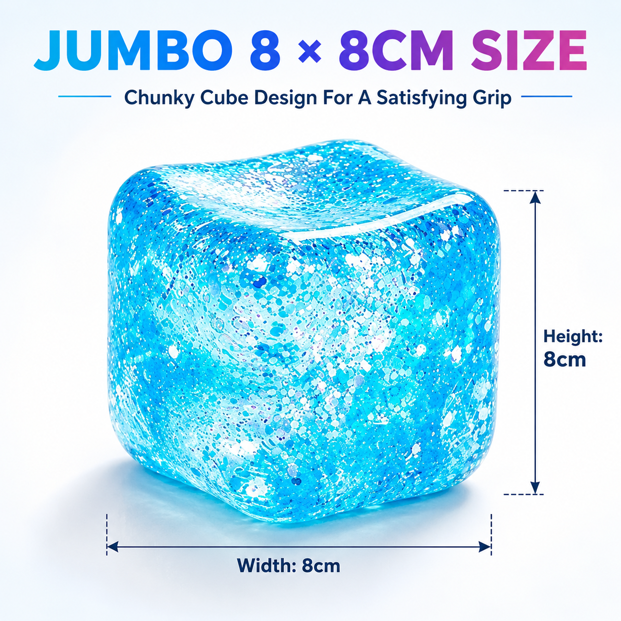 1x Random Squishy Cube Fidget Toy