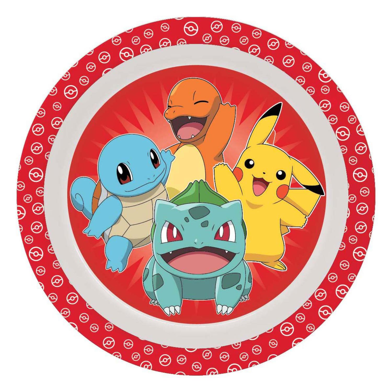 Kids 22cm BPA-Free Plastic Dinner Plate Reusable Round Snack Plate