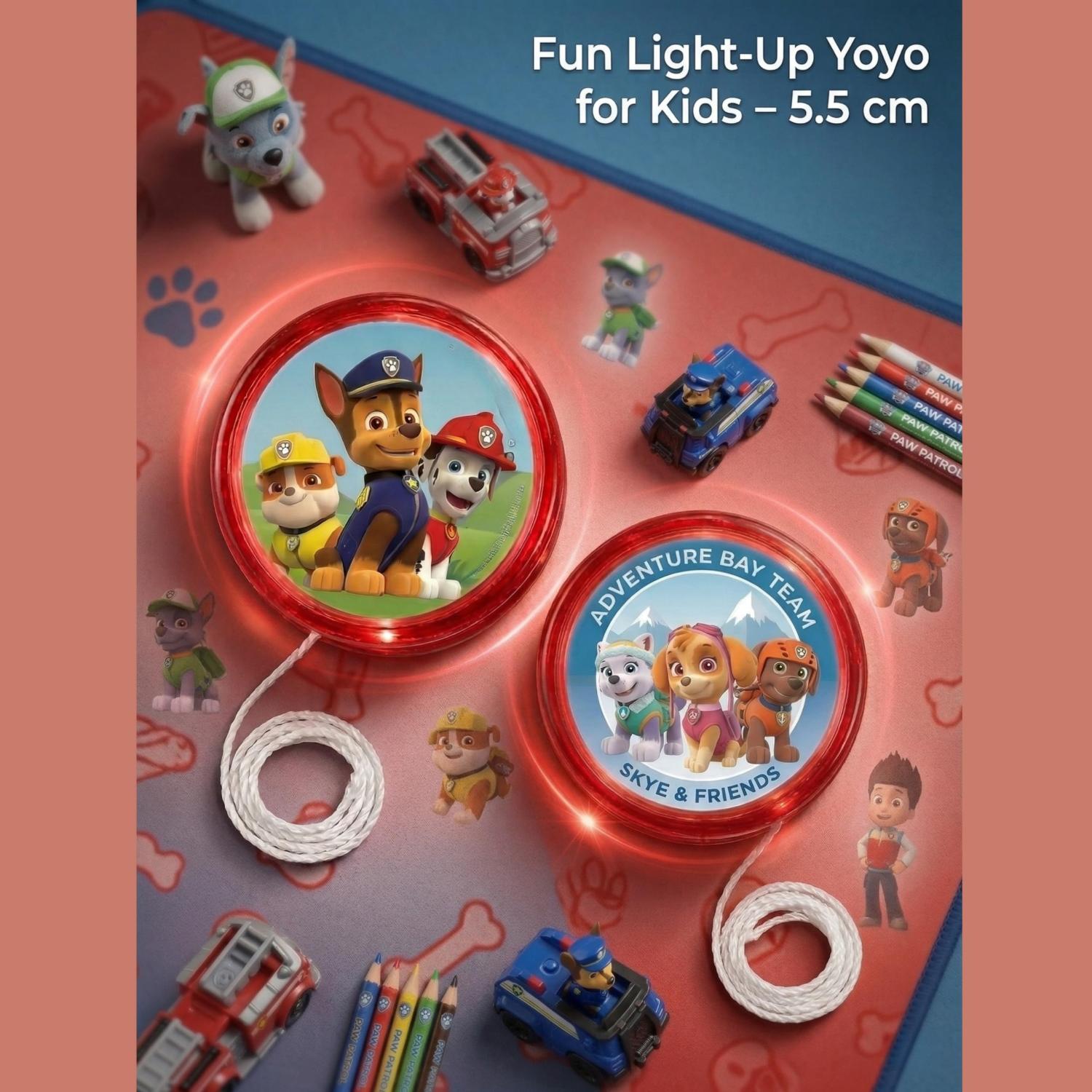 Paw Patrol LED Light-Up YoYo with String - 5.5cm