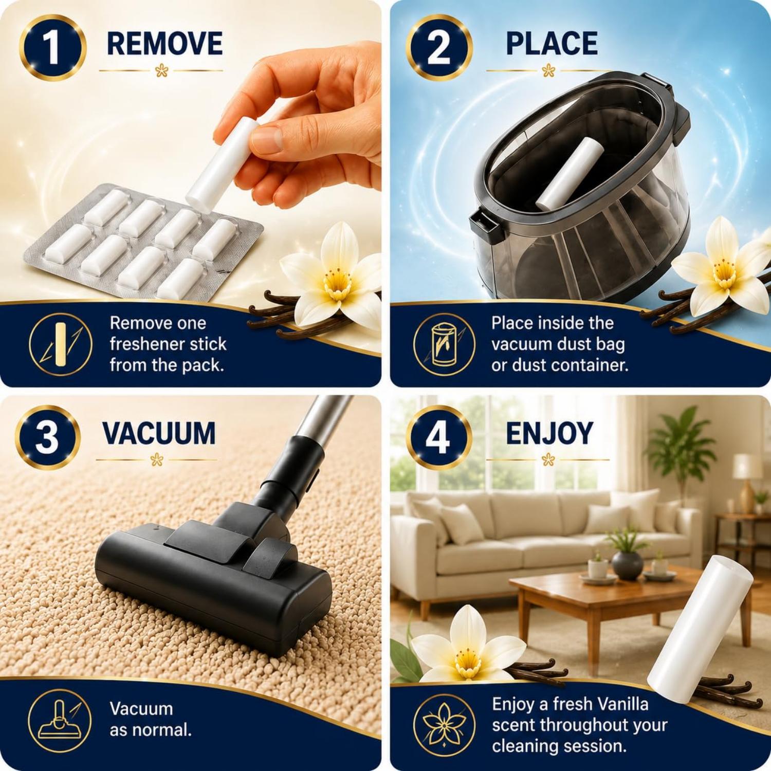 Vacuum Freshener Sticks - 20pk