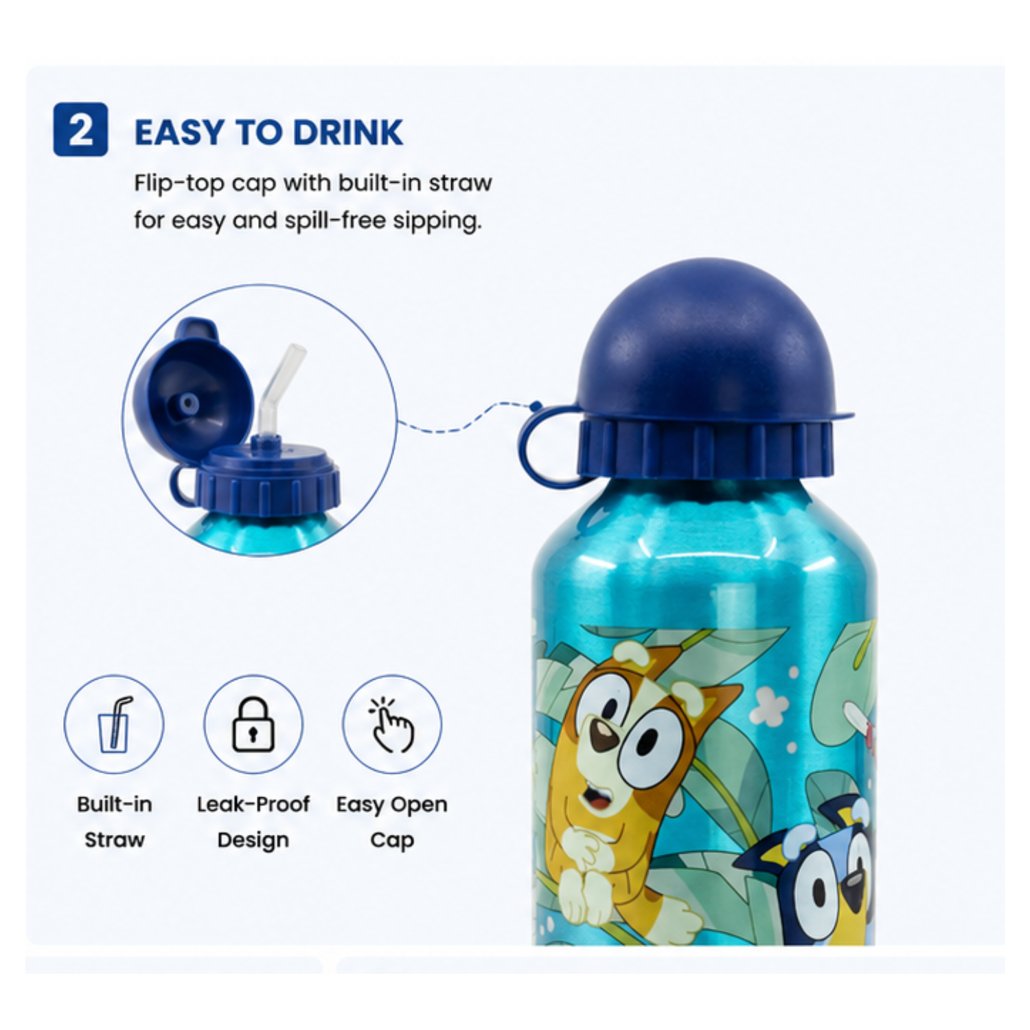 400ml Leakproof Aluminum Sports Bottle