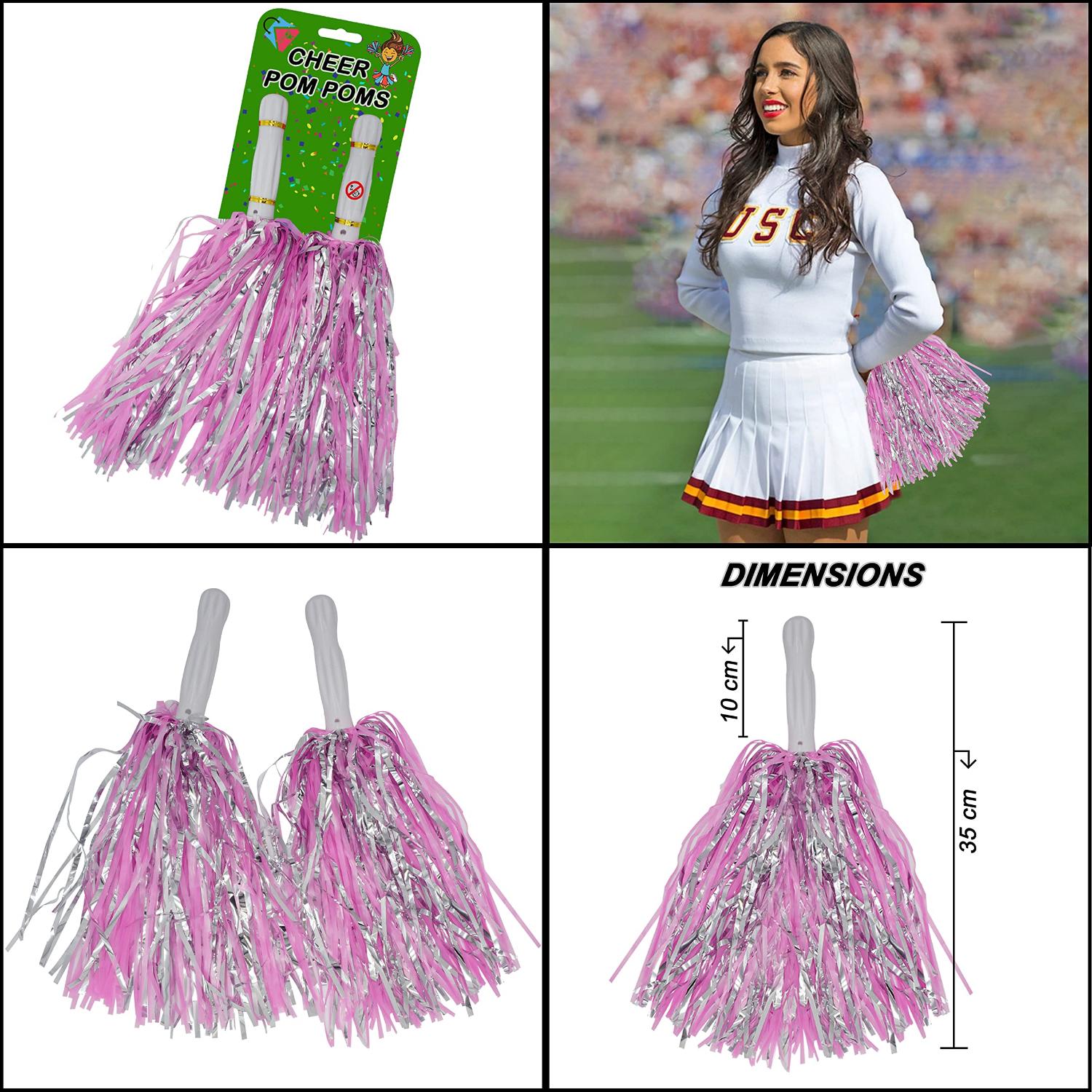 35cm Cheerleading Pom Poms Dance & Sports Events - Assorted