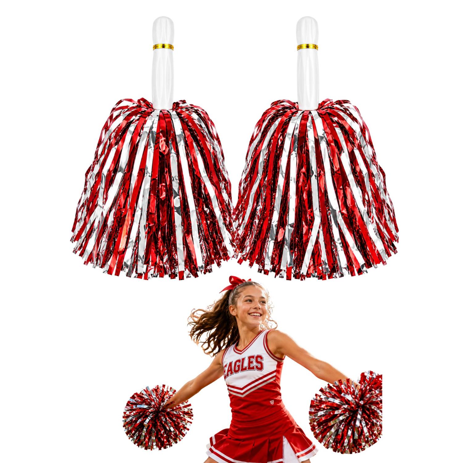 35cm Cheerleading Pom Poms Dance & Sports Events - Assorted