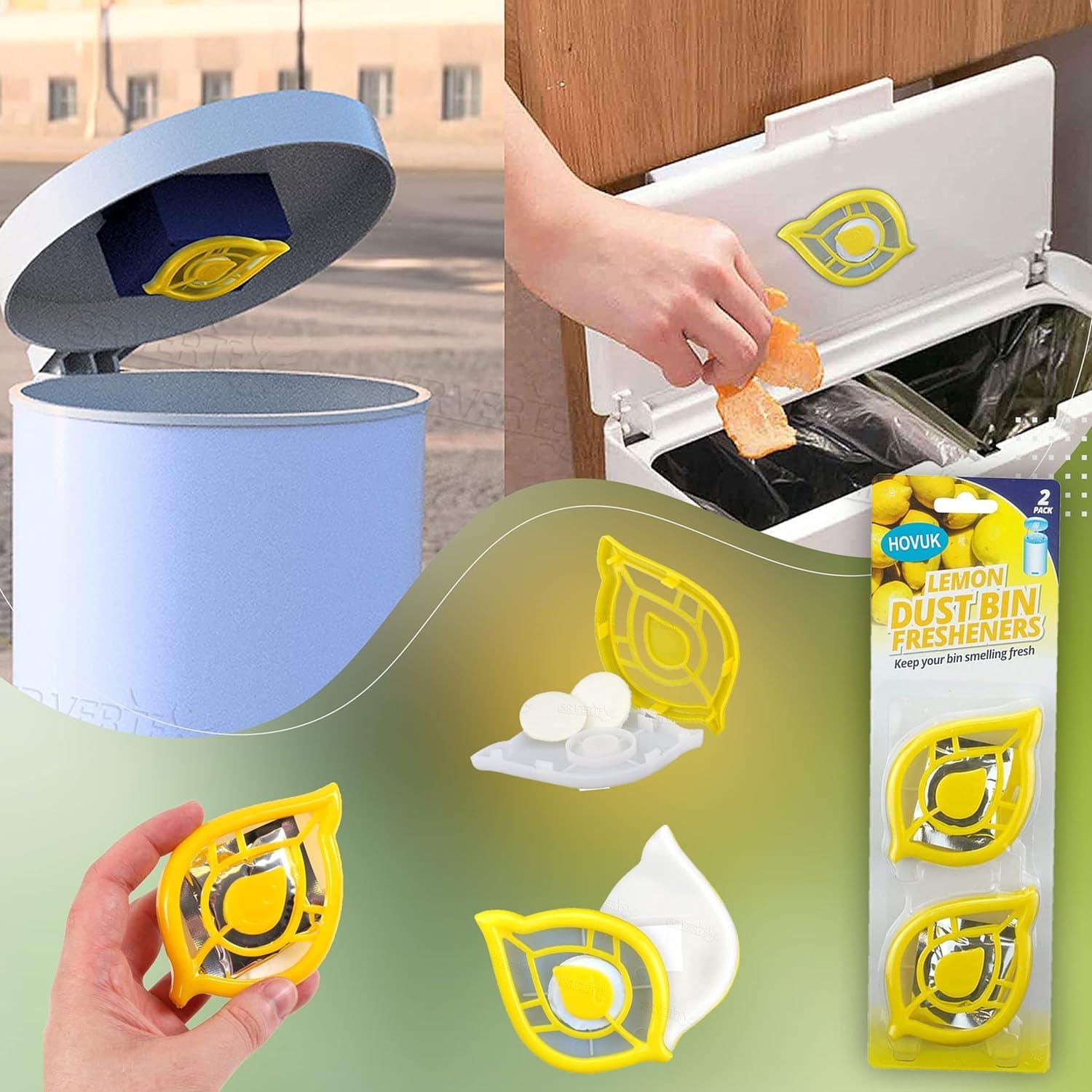 2Pk Self Adhesive Leaf Design Bin Fresheners