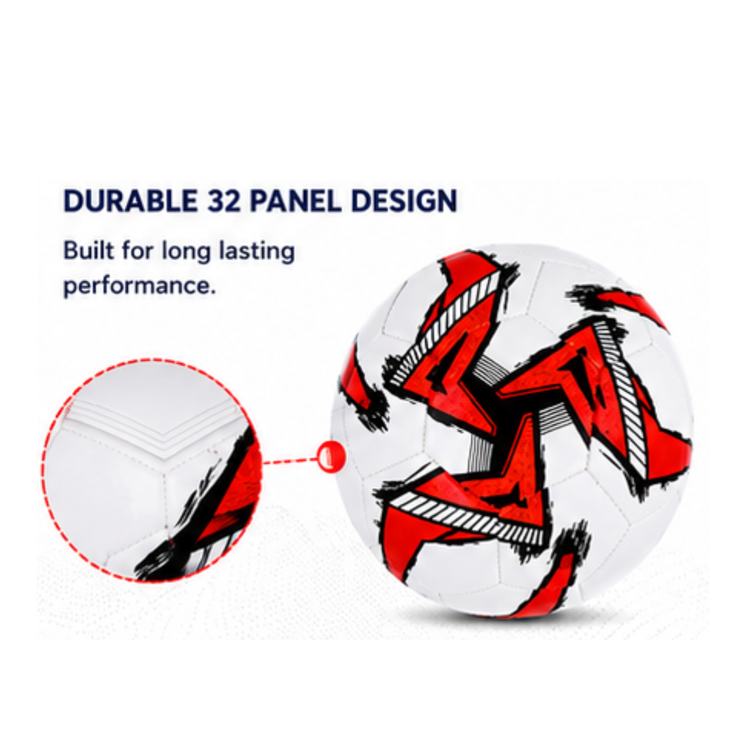 32-Panel Inflatable Football Size 5 – Training & Match Ball