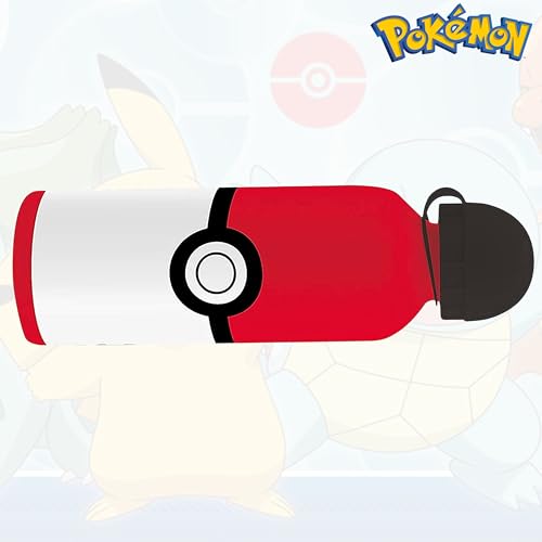 500ml Aluminium Water Bottle-Pokemon Black