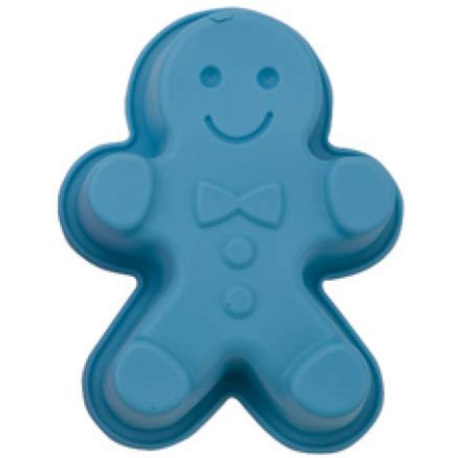 Silicone Gingerbread Man Baking Mould Non-Stick Muffin Tray