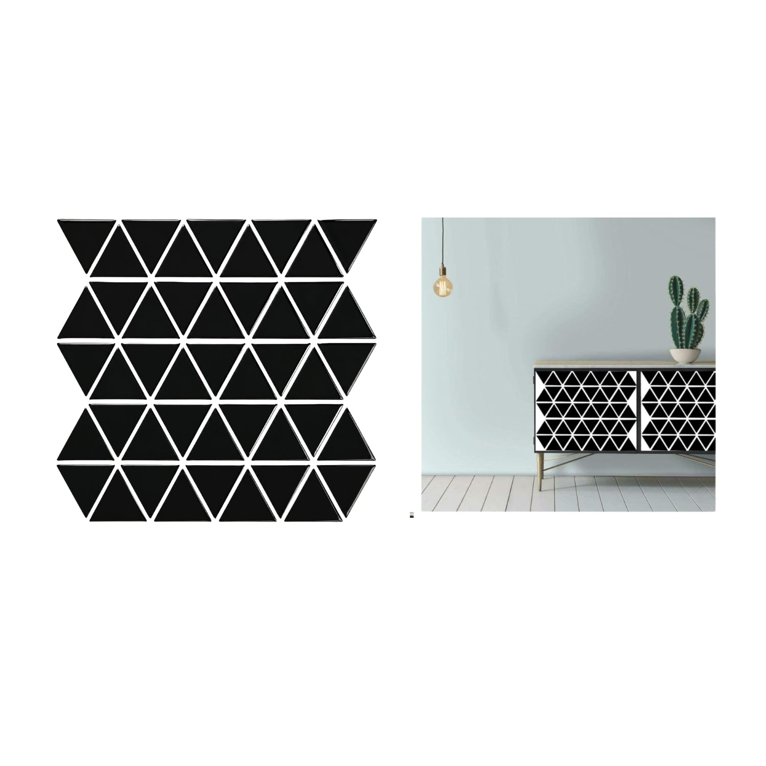 Self-Adhesive Mosaic Wall Tiles Waterproof Peel & Stick Panels