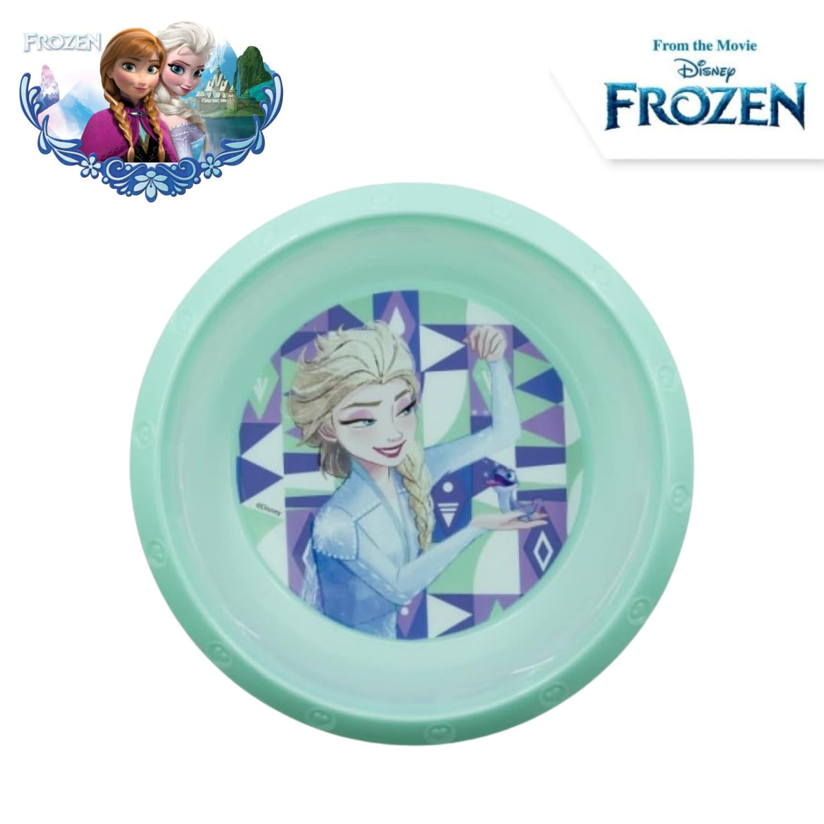 Disney Frozen Kids Licensed Reusable Plastic Snack Bowl 350ml – view 3
