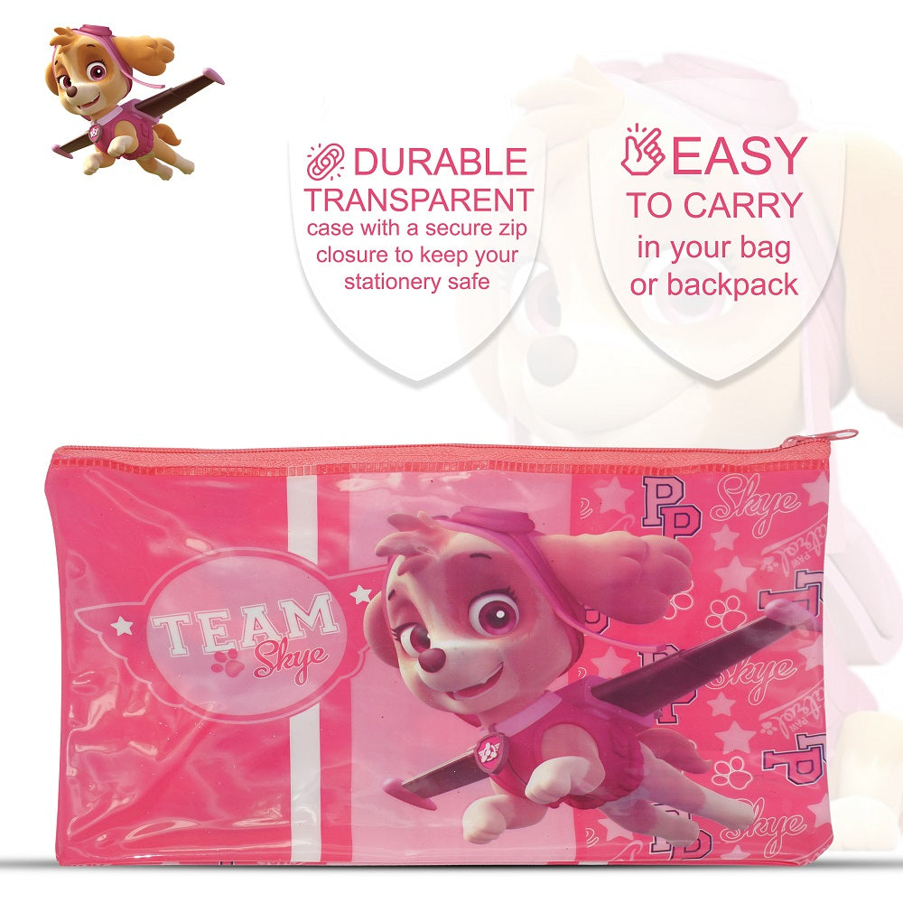 Paw Patrol Skye Flat PVC Pencil Case