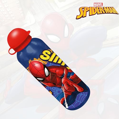 Spiderman Aluminium Water Bottle 500ml
