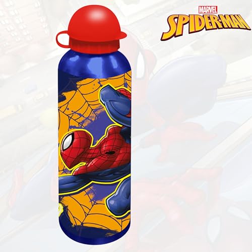 Spiderman Aluminium Water Bottle 500ml