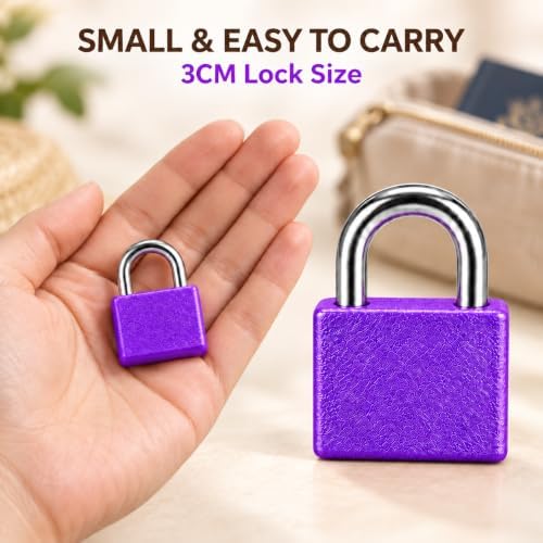 2Pack Mini Suitcase Locks with Keys