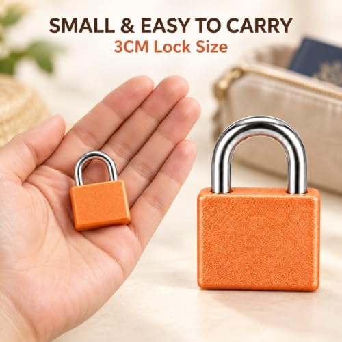 2Pack Mini Suitcase Locks with Keys