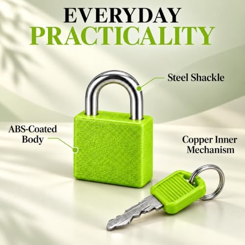 2Pack Mini Suitcase Locks with Keys