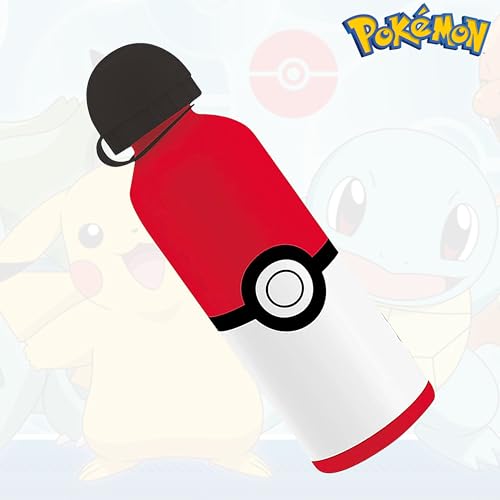 500ml Aluminium Water Bottle-Pokemon Black