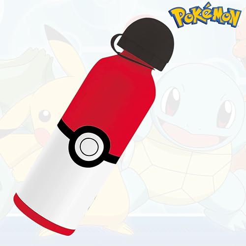 500ml Aluminium Water Bottle-Pokemon Black