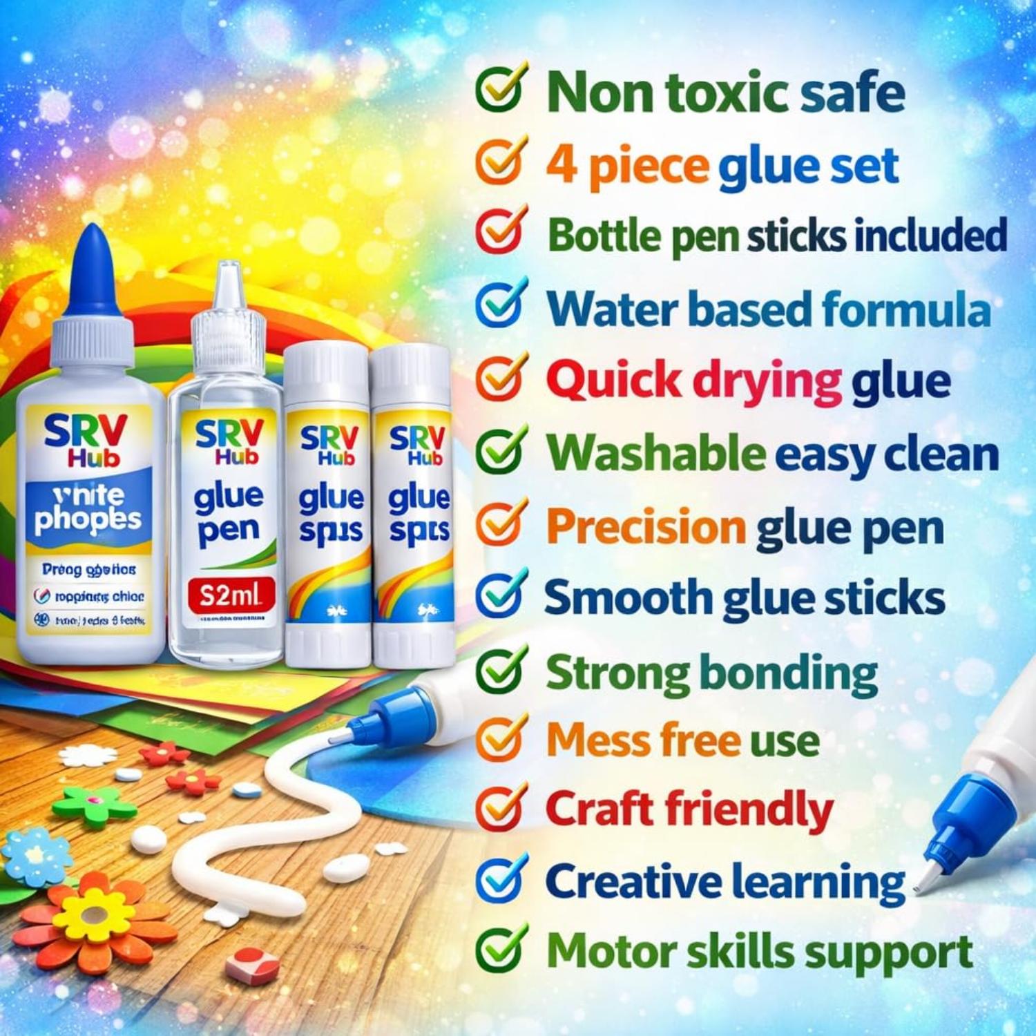 Craft Glue, Glue Sticks, Super Glue & Epoxy Adhesives Collection