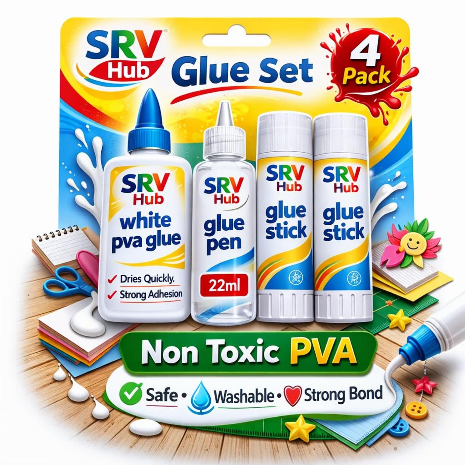 Craft Glue, Glue Sticks, Super Glue & Epoxy Adhesives Collection