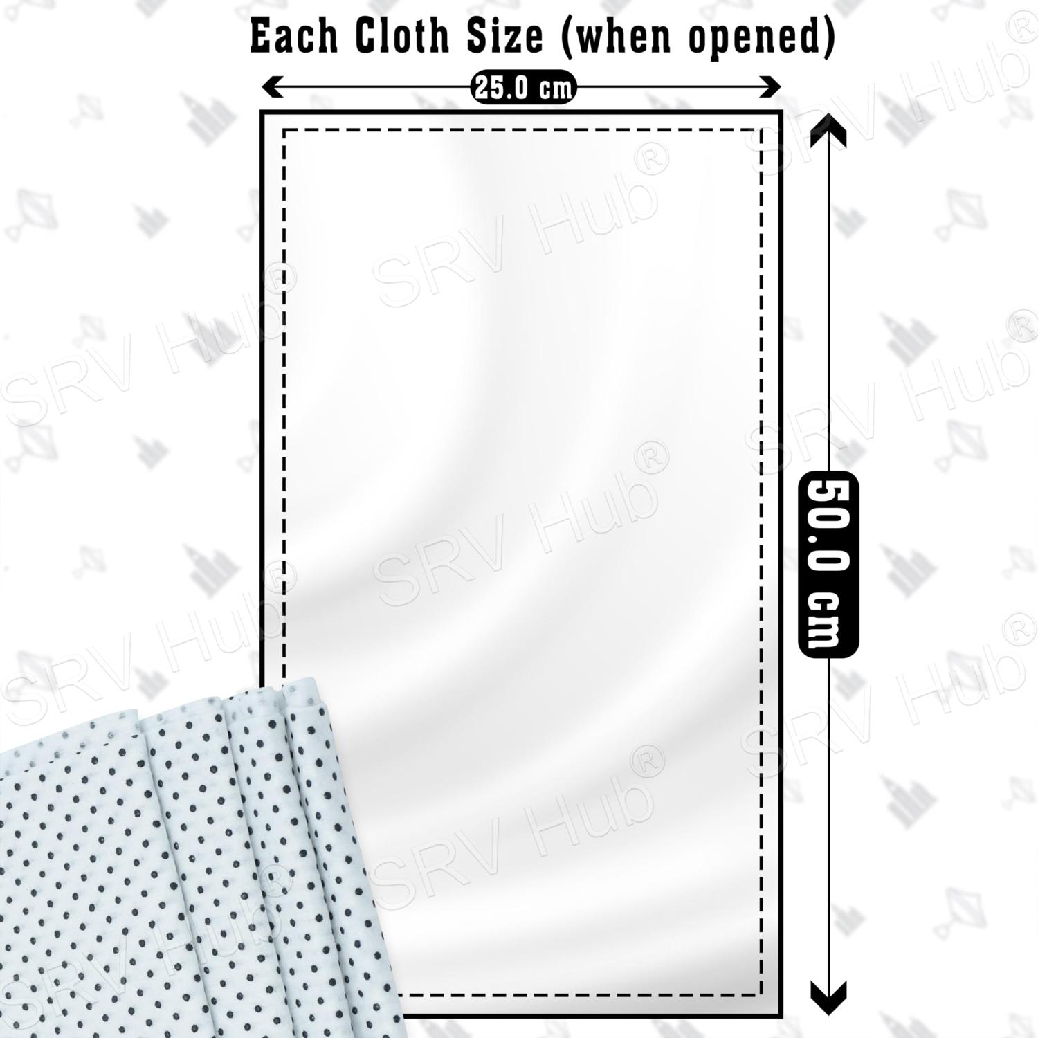Microfibre Scrubbing Cleaning Cloths Reusable Lint-Free Towels 4 Pack