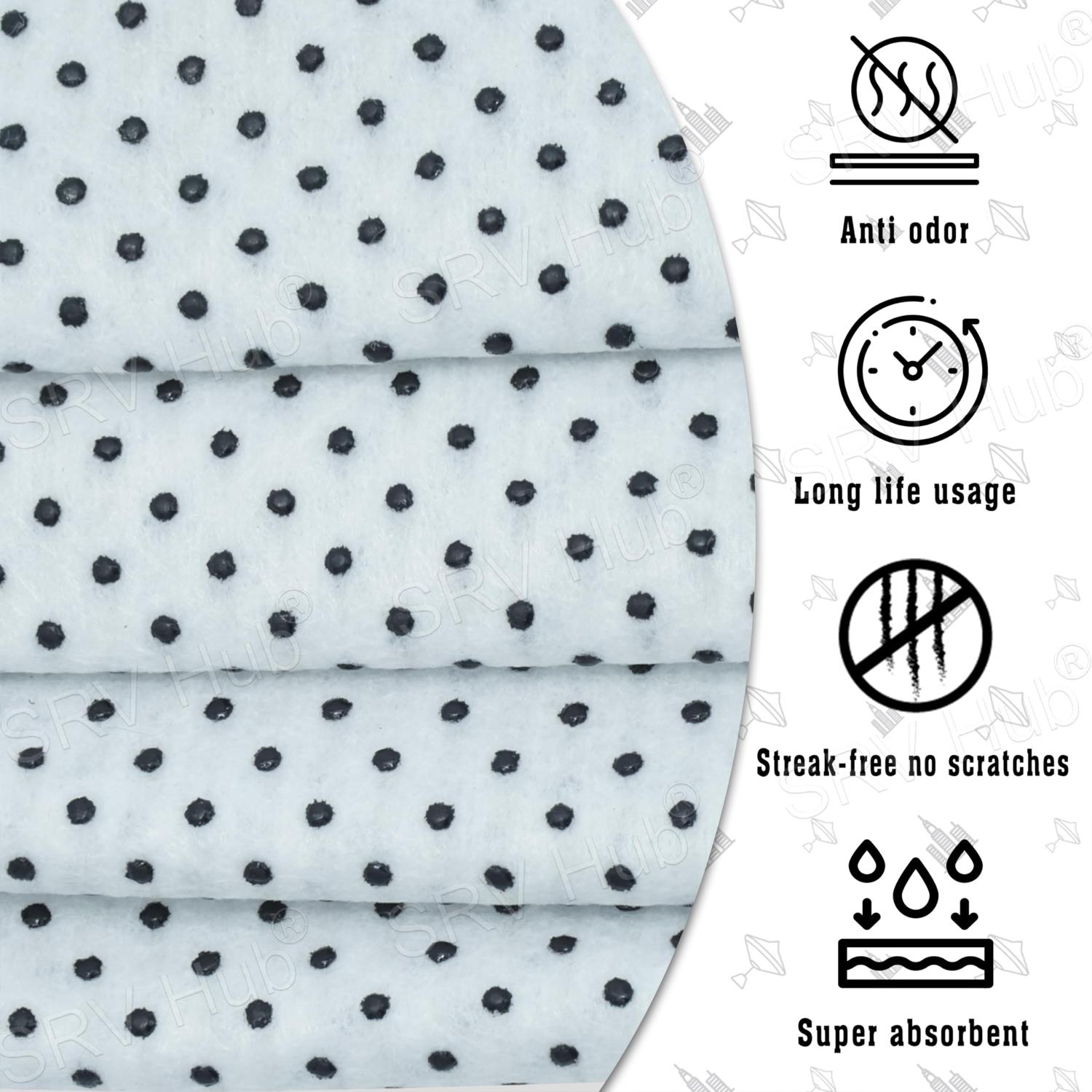 Microfibre Scrubbing Cleaning Cloths Reusable Lint-Free Towels 4 Pack