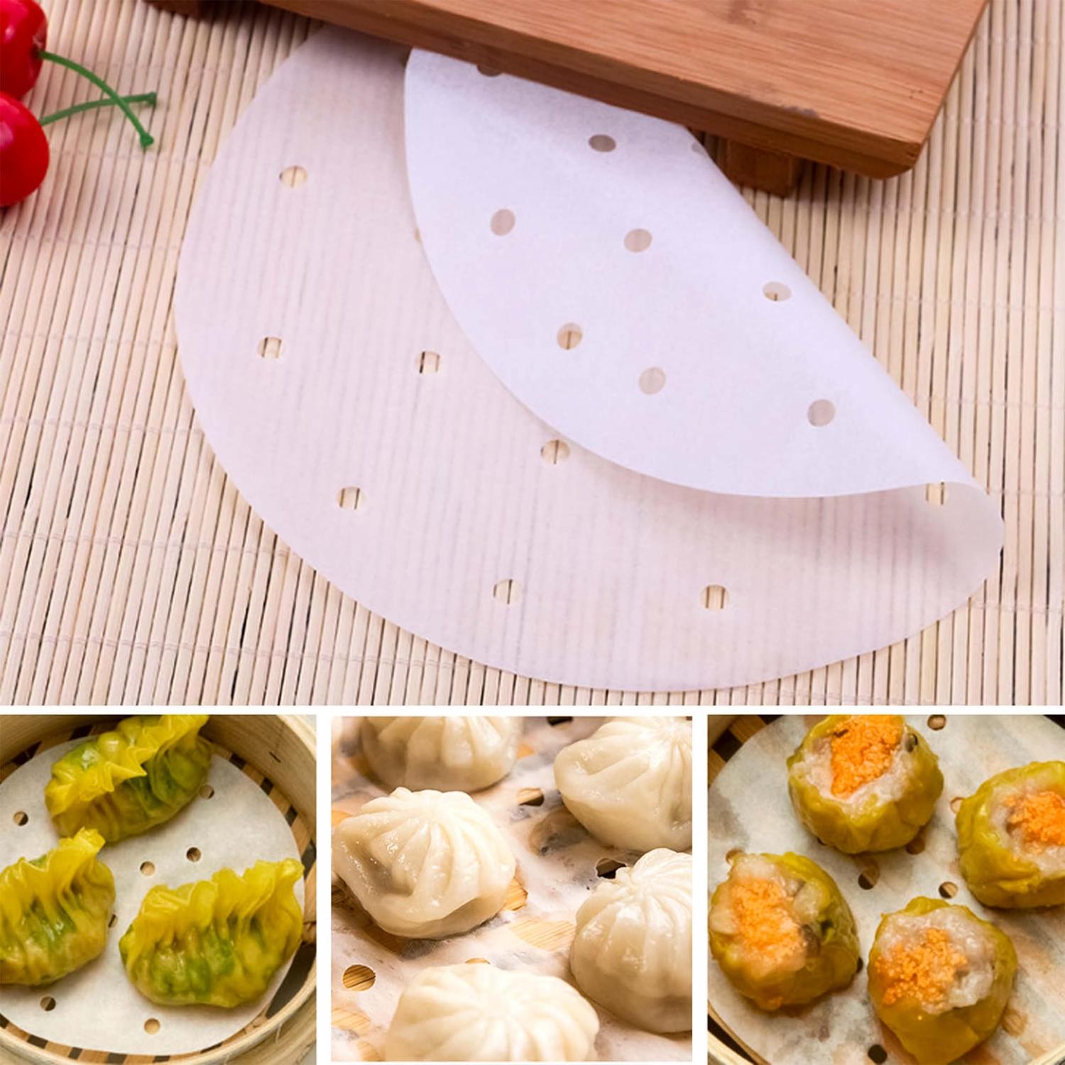 Disposable Air Fryer Liners Non-Stick Perforated Cooking Papers