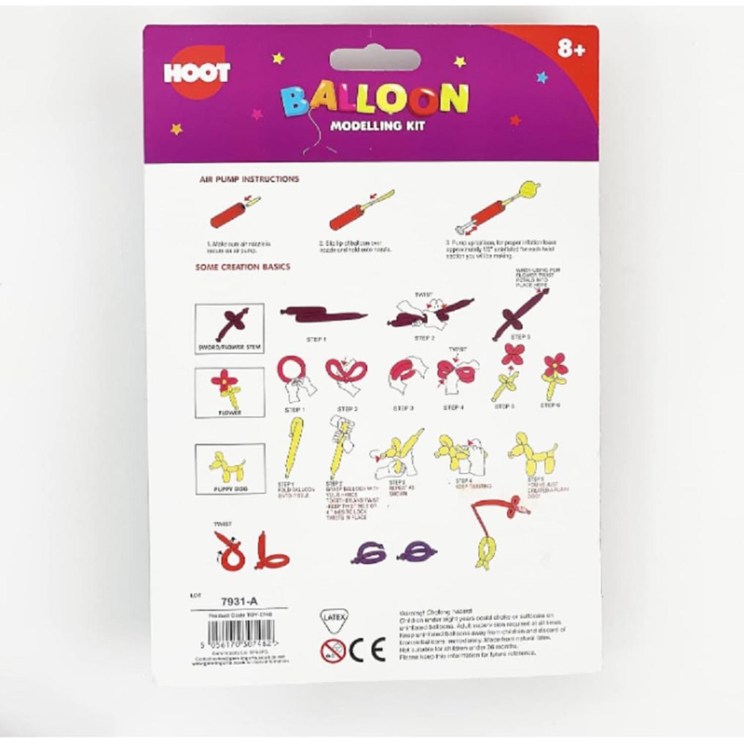 30Pcs Random Modelling Balloons Pump