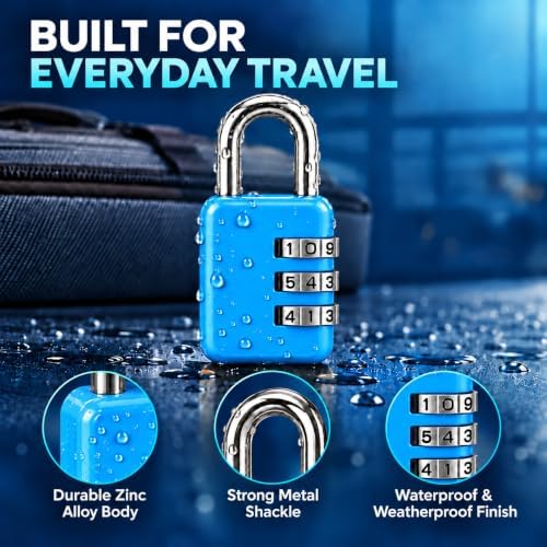 3 Dial Combination Padlocks