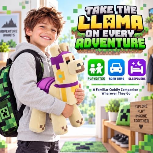 Minecraft Llama Licensed Plush Toy