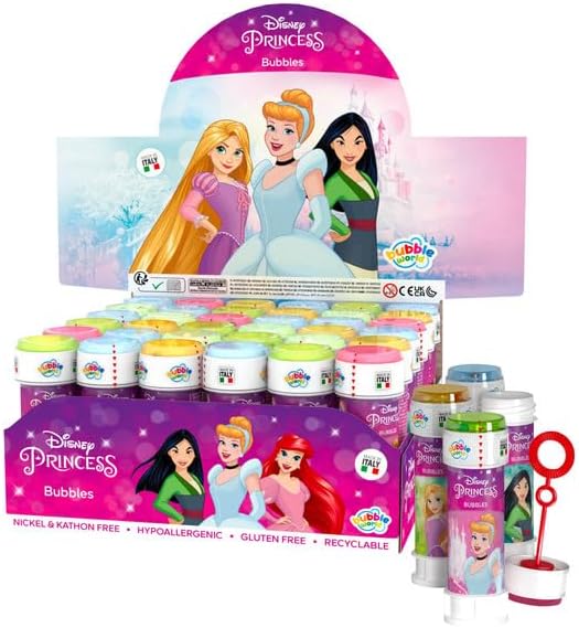 Disney Princess Bubble Tubes 12 Pack – view 2
