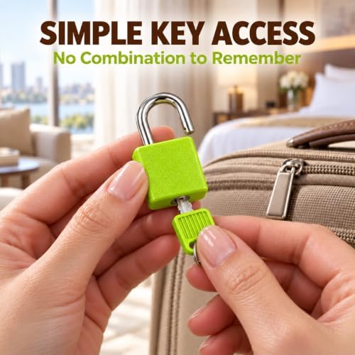 2Pack Mini Suitcase Locks with Keys