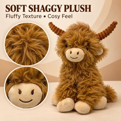Highland Cow Teddy 30cm