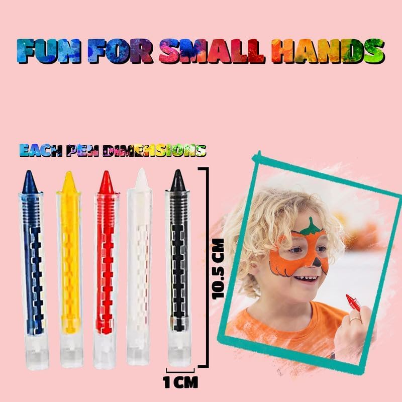 Kids Push-Up Face Paint Wax Crayons