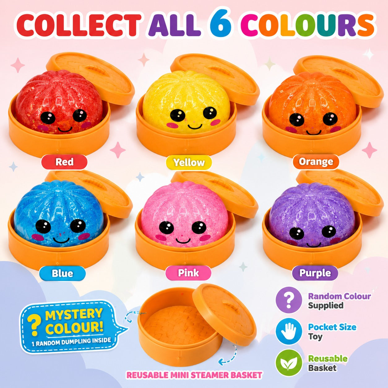 Glitter Mystery Surprise Mini Dumpling Toy
