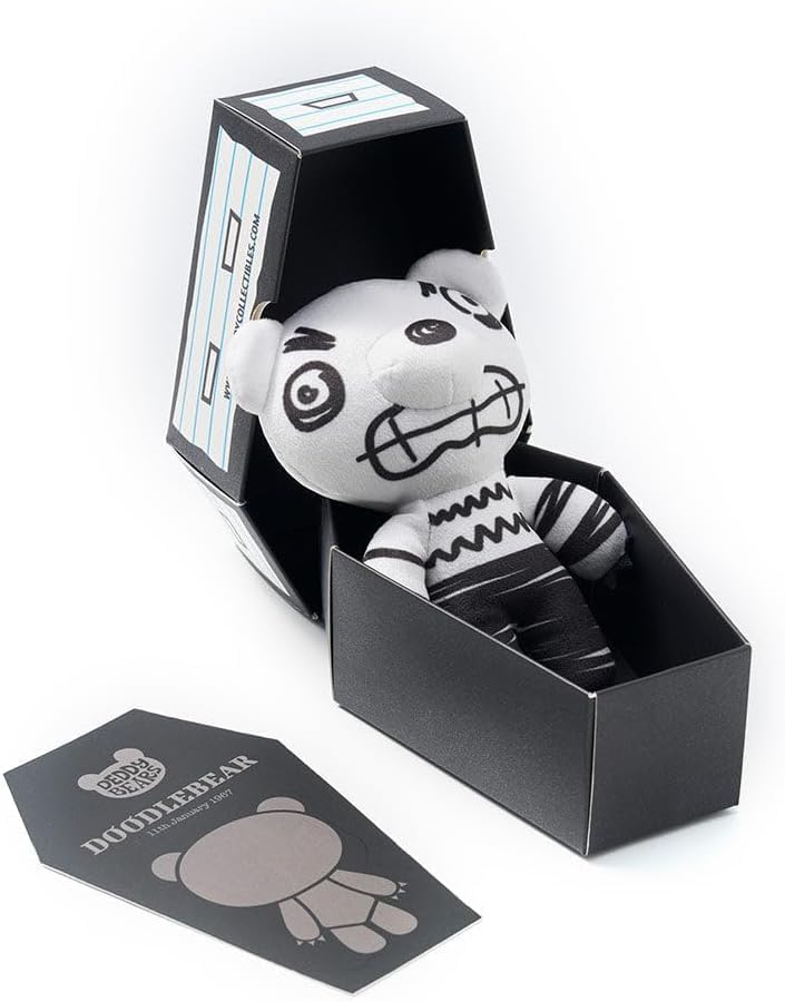 Doodlebear Halloween Plush Deddy Bears Coffin - 30cm Series 3