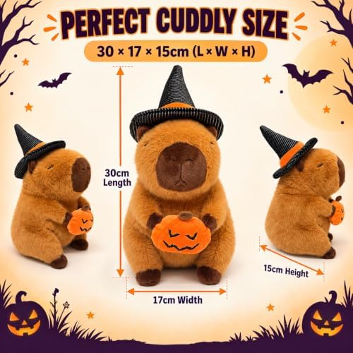 Halloween Capybara Plush Pumpkin Toy