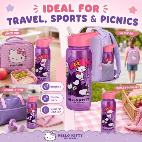 Hello Kitty Kids Water Bottle 600ml