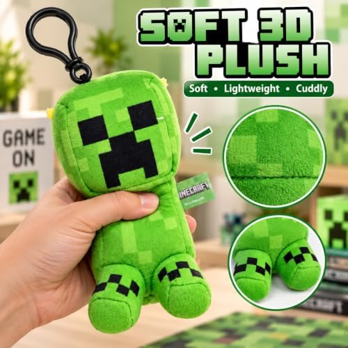 Creeper Kids Licensed 3D Plush Clip On Keyring