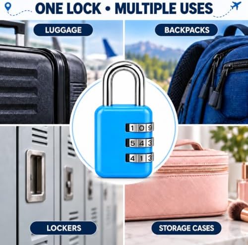 3 Dial Combination Padlocks
