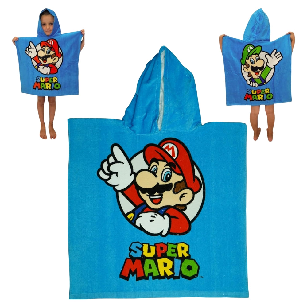 Super Mario Cotton Poncho