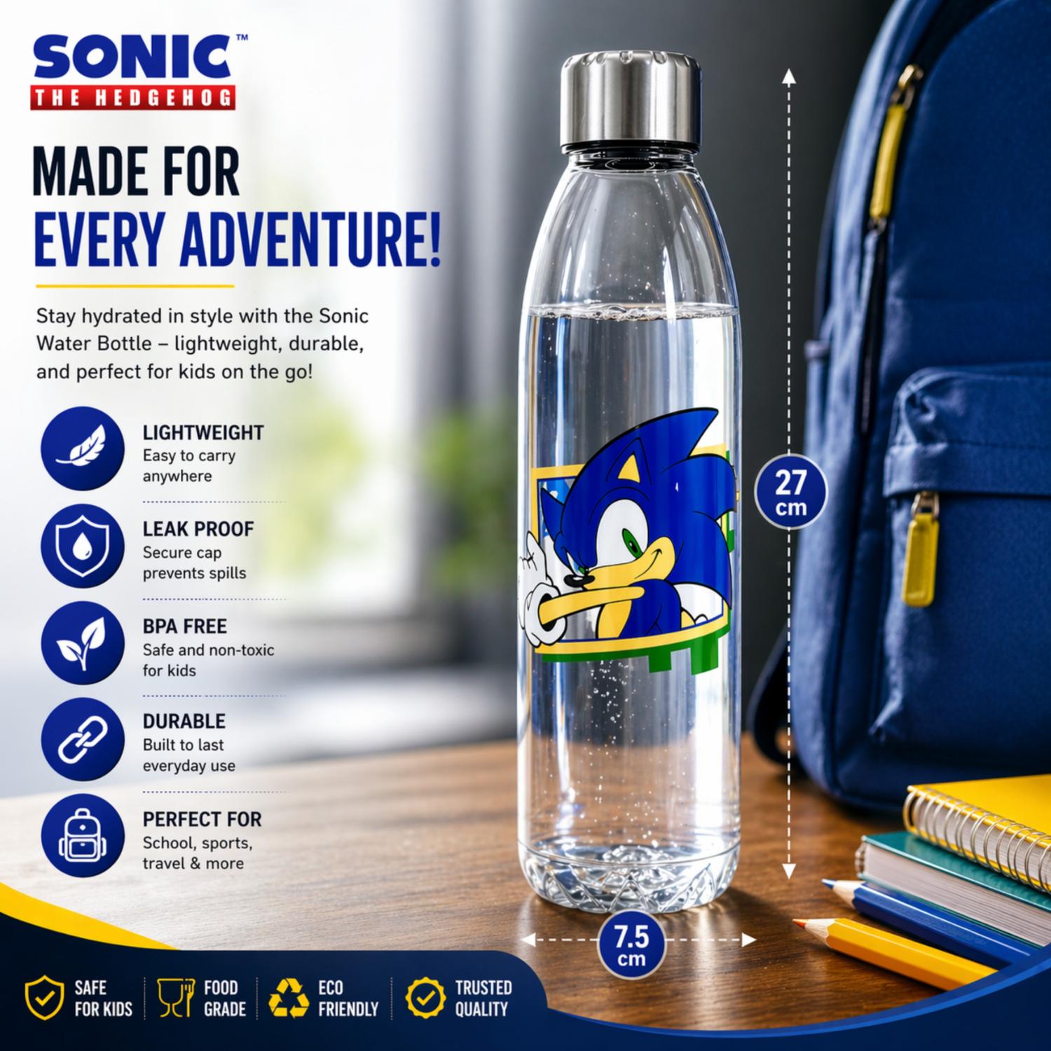 Aqua Plastic Water Bottle 980ml