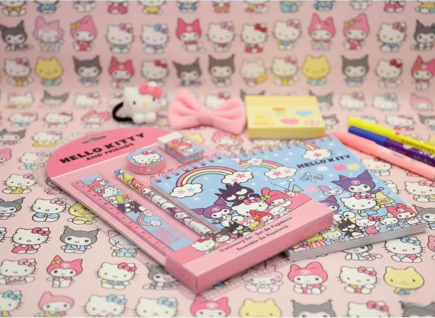 5PCs School Stationery Set - Assorted