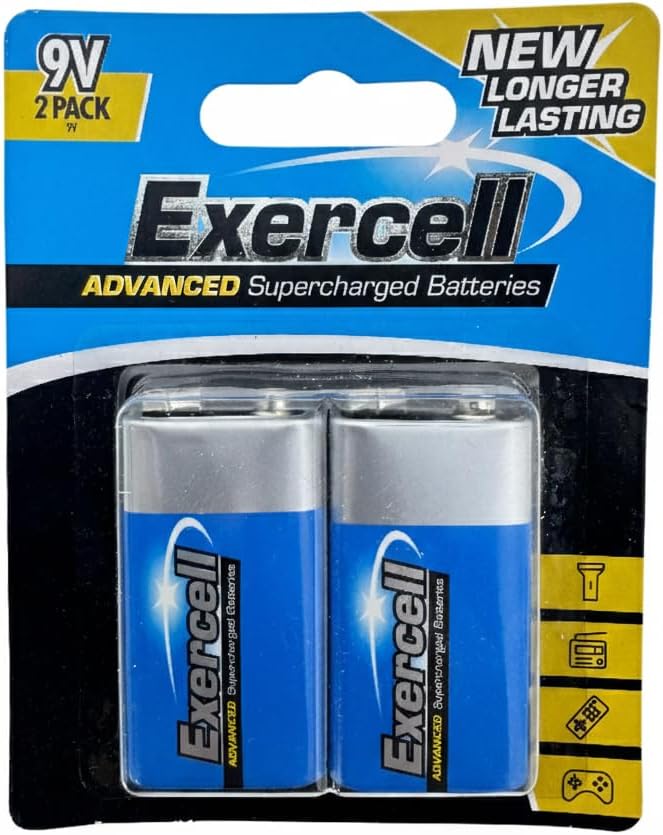 9V Heavy Duty Batteries – 2 Pack