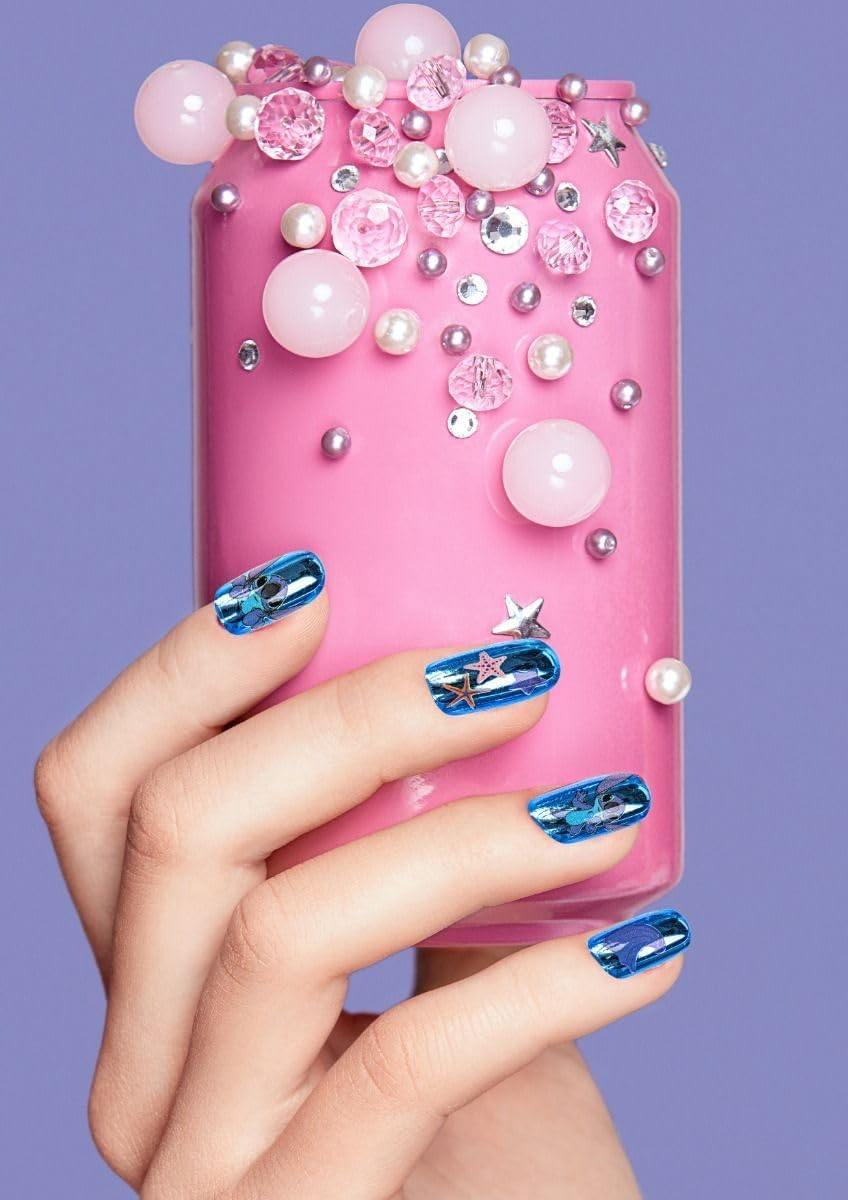 Stitch 37Pc Press-On Nails Set with Nail File